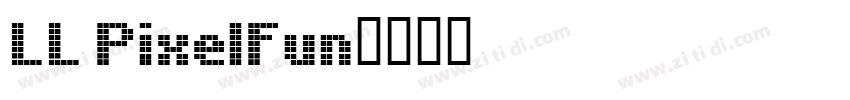 LL PixelFun字体转换